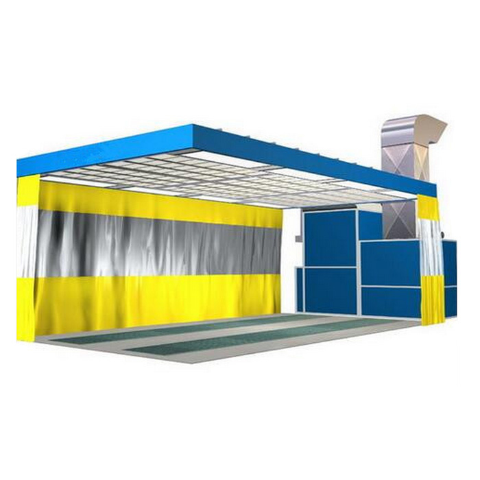 Cars Polishing Room PVC Soft Curtain Furniture Sanding Room